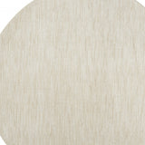 8' X 8' Ivory And Beige Round Non Skid Indoor Outdoor Area Rug