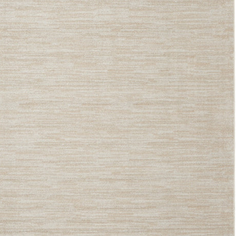 9' X 9' Ivory And Beige Square Non Skid Indoor Outdoor Area Rug