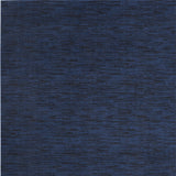 10' X 14' Midnight Blue Stain Resistant Indoor Outdoor Area Rug