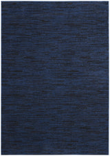 4' X 6' Midnight Blue Stain Resistant Indoor Outdoor Area Rug