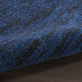 7' X 10' Midnight Blue Indoor Outdoor Area Rug