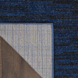 7' X 10' Midnight Blue Indoor Outdoor Area Rug