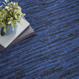 9' X 12' Midnight Blue Stain Resistant Indoor Outdoor Area Rug