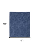 10' X 14' Blue Indoor Outdoor Area Rug