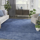 10' X 14' Blue Indoor Outdoor Area Rug