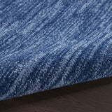 5' X 7' Blue Non Skid Indoor Outdoor Area Rug