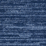 5' X 7' Blue Non Skid Indoor Outdoor Area Rug