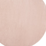 8' X 8' Pink Round Non Skid Indoor Outdoor Area Rug