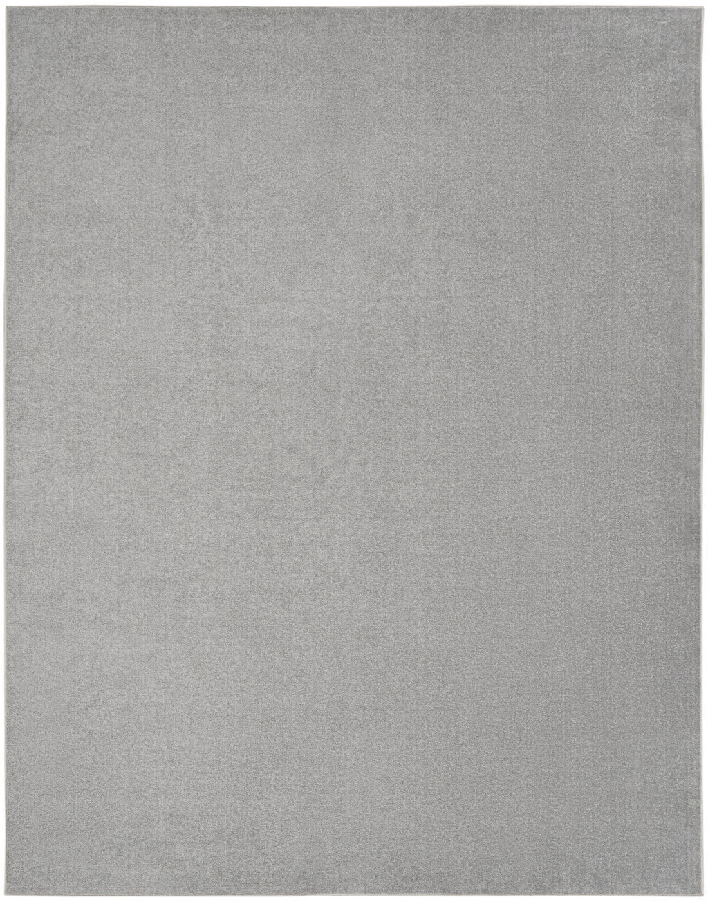 10' X 14' Silver Grey Non Skid Indoor Outdoor Area Rug