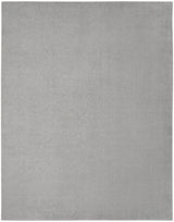 10' X 14' Silver Grey Non Skid Indoor Outdoor Area Rug