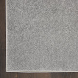 10' X 14' Silver Grey Non Skid Indoor Outdoor Area Rug