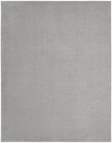 10' X 14' Silver Grey Non Skid Indoor Outdoor Area Rug