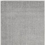 2' X 10' Silver Grey Non Skid Indoor Outdoor Runner Rug