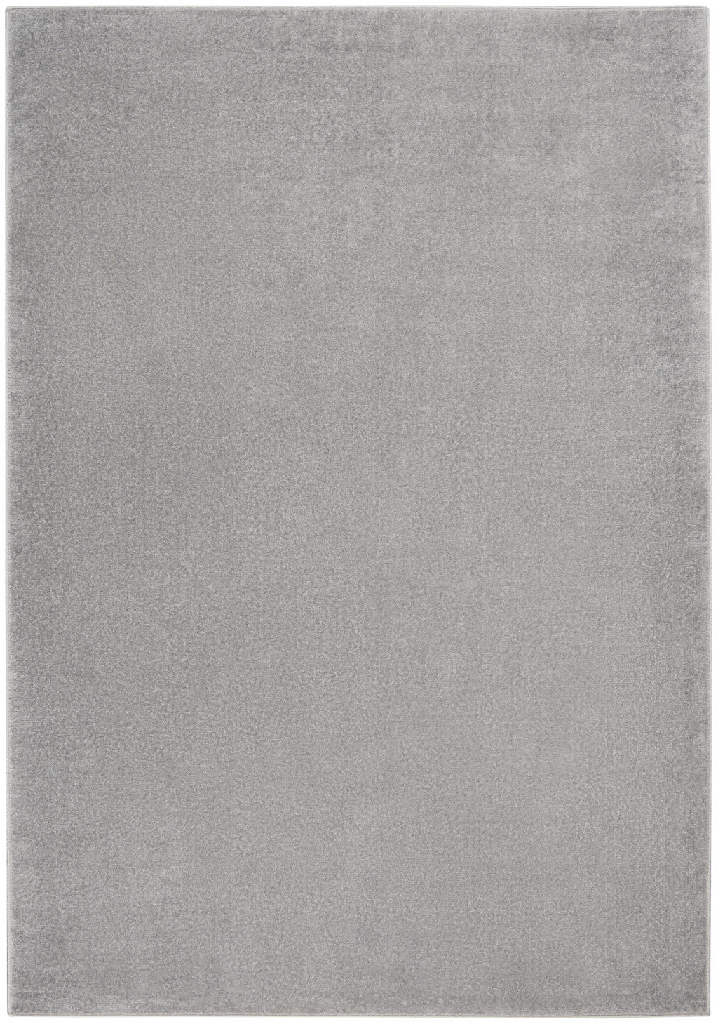 4' X 6' Silver Grey Non Skid Indoor Outdoor Area Rug