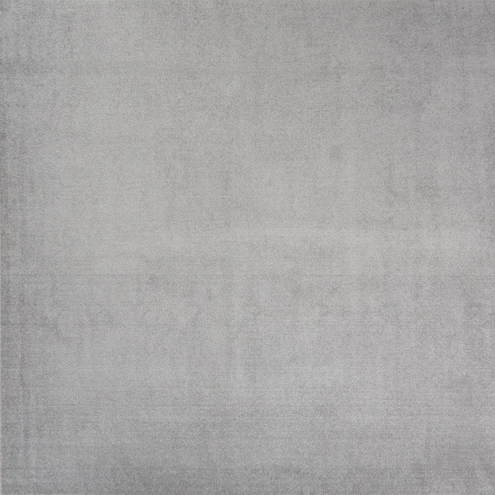 9' X 9' Silver Grey Square Non Skid Indoor Outdoor Area Rug