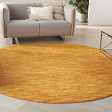 8' X 8' Sunburst Round Non Skid Indoor Outdoor Area Rug