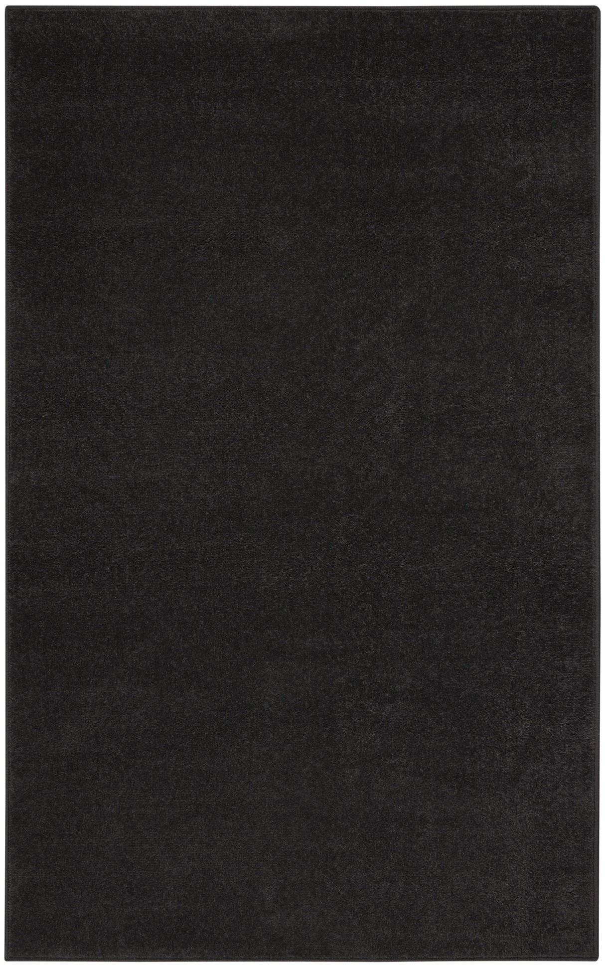 3' X 5' Black Stain Resistant Indoor Outdoor Area Rug