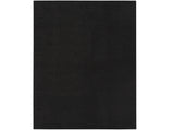 3' X 5' Black Stain Resistant Indoor Outdoor Area Rug