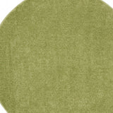 4' X 4' Green Round Non Skid Indoor Outdoor Area Rug