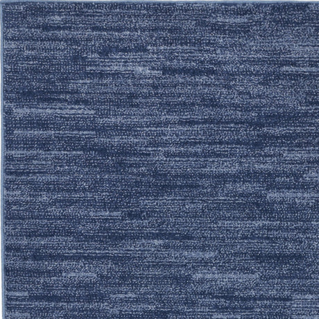 3' X 5' Navy Blue Non Skid Indoor Outdoor Area Rug