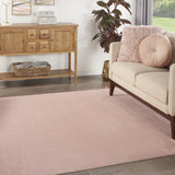 5' X 5' Pink Square Non Skid Indoor Outdoor Area Rug