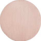 6' X 6' Pink Round Non Skid Indoor Outdoor Area Rug