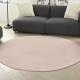 6' X 6' Pink Round Non Skid Indoor Outdoor Area Rug