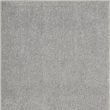 2' X 4' Silver Grey Non Skid Indoor Outdoor Runner Rug