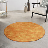 4' X 4' Sunburst Round Non Skid Indoor Outdoor Area Rug