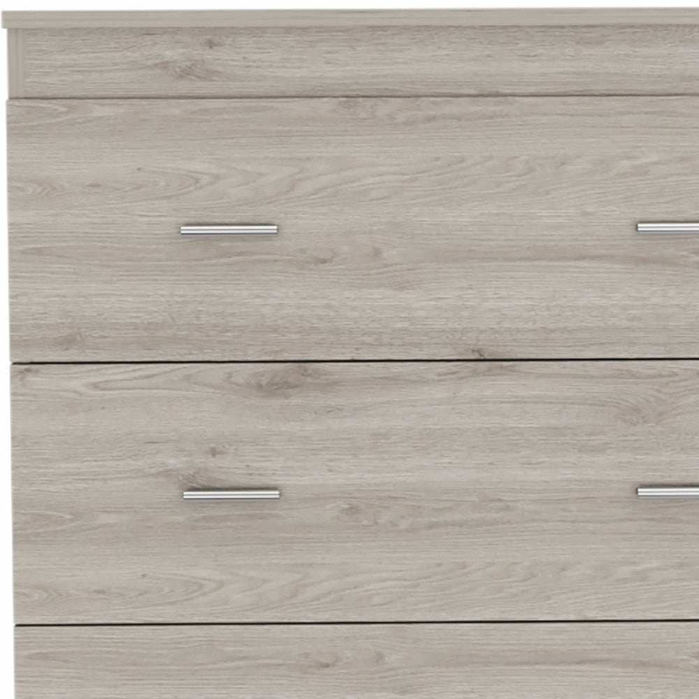 32" Light Gray Three Drawer Dresser