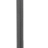 48000 BTU Silver Steel Propane Cylindrical Pole Standing Patio Heater