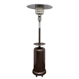 48000 BTU Bronze Steel Propane Cylindrical Pole Standing Patio Heater