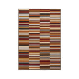 2' X 3' Taupe Striped Stain Resistant Non Skid Indoor Outdoor Area Rug