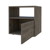 20" Dark Brown Nightstand