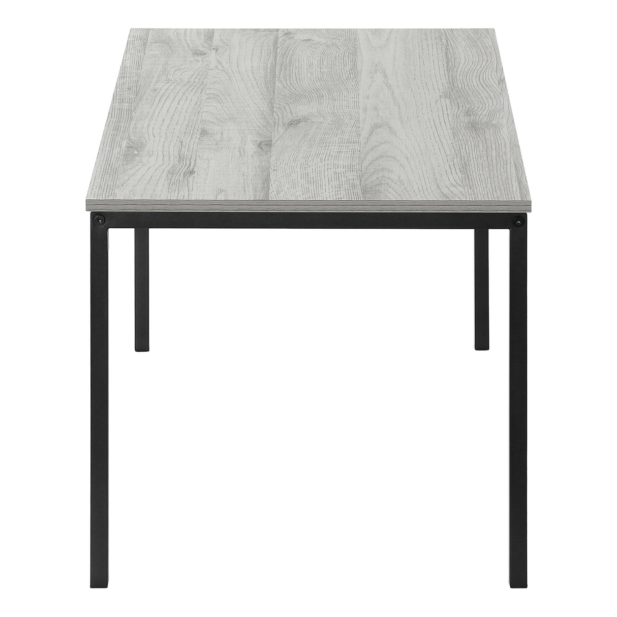 40" Grey And Black Rectangular Coffee Table