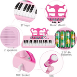 Contixo Kids Keyboard Piano - 37 Keys, 2 Speakers, Microphone Included by Contixo