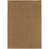 Tan Stain Resistant Indoor Outdoor Area Rug