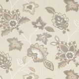 8' X 11' Beige Floral Non Skid Indoor Outdoor Area Rug