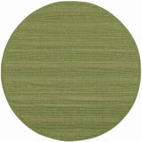 8' X 8' Green Round Stain Resistant Indoor Outdoor Area Rug