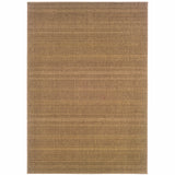 2' X 4' Tan Stain Resistant Indoor Outdoor Area Rug