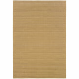 2' X 4' Beige Stain Resistant Indoor Outdoor Area Rug