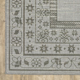 10' X 13' Beige Stain Resistant Indoor Outdoor Area Rug