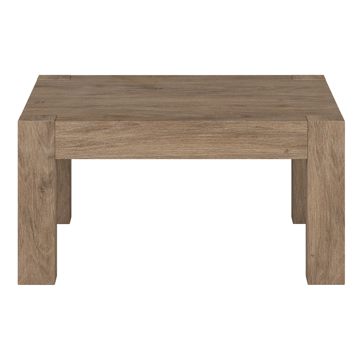 34" Gray Square Coffee Table