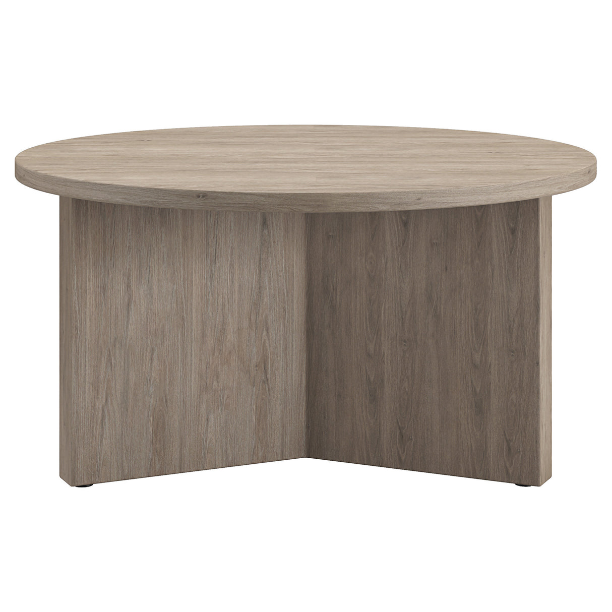 32" Gray Round Coffee Table