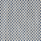 8' X 10' Blue and Ivory Indoor Outdoor Area Rug