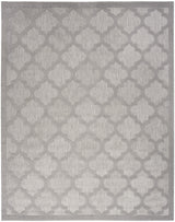 7' X 10' Gray Geometric Flatweave Area Rug