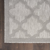 7' X 10' Gray Geometric Flatweave Area Rug