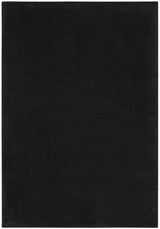 5' X 8' Black Power Loom Area Rug