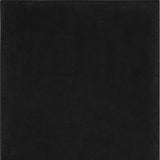 5' X 8' Black Power Loom Area Rug