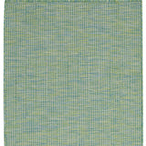 8' Blue Power Loom Runner Rug